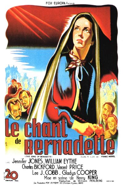 Affiche du film Le Chant de Bernadette