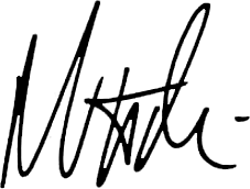 Autographe de Matt Damon