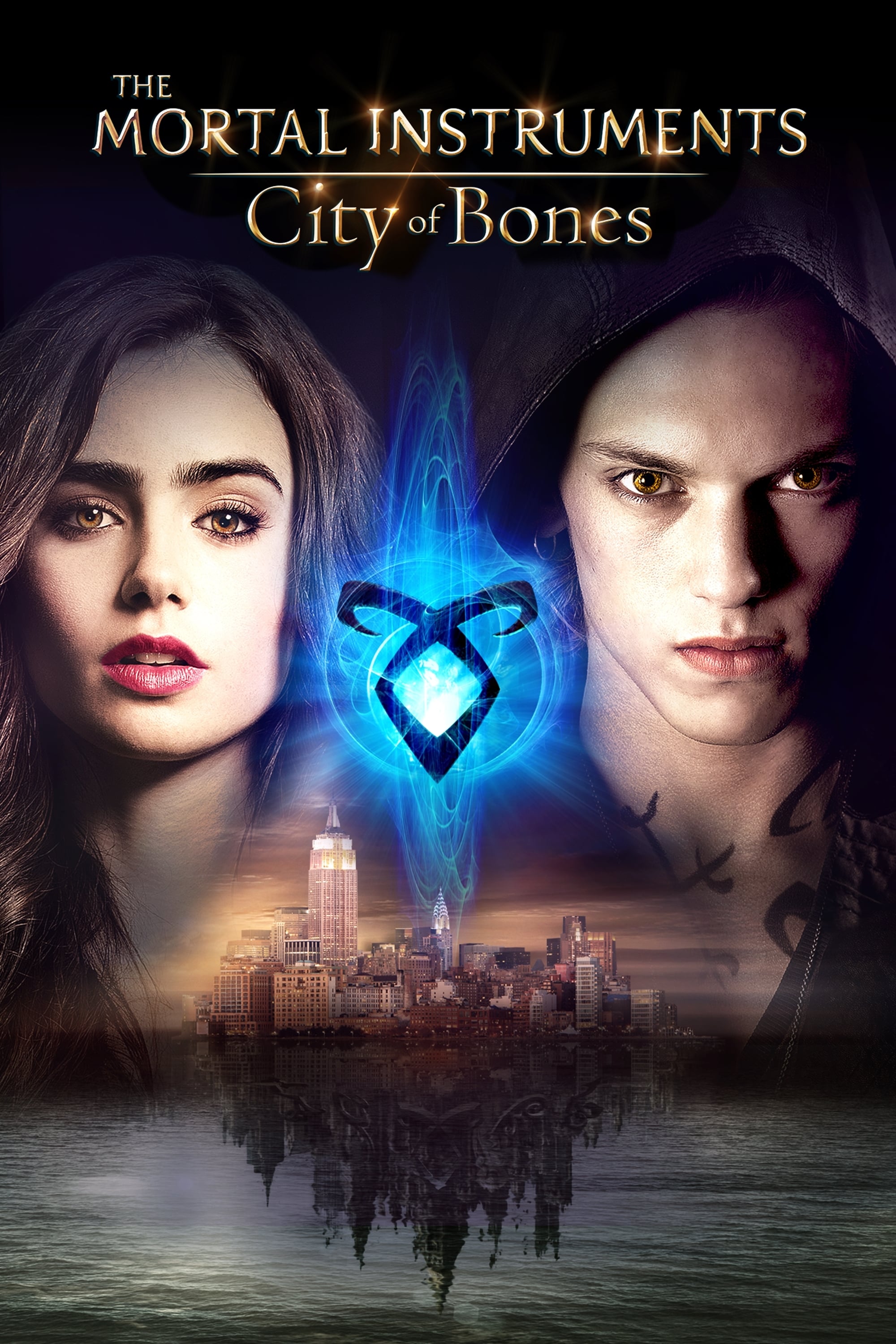 Город костей части. The Mortal instruments: City of Bones 2013 poster.