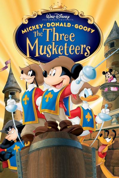 Affiche du film Mickey, Donald, Dingo  Les trois mousquetaires