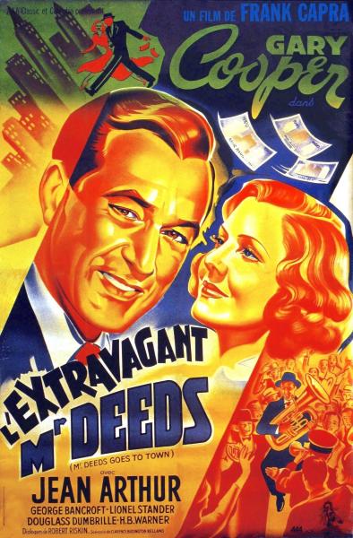 Affiche du film L'Extravagant Mr. Deeds