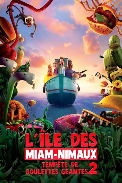 Affiche du film Tempête de boulettes géantes 2 : L'Île des Miam-nimaux