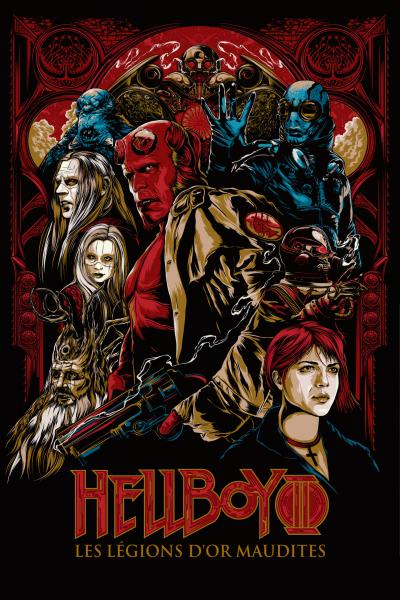 Affiche du film Hellboy II : Les Légions d'or maudites