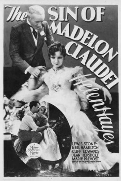 Affiche du film The Sin of Madelon Claudet