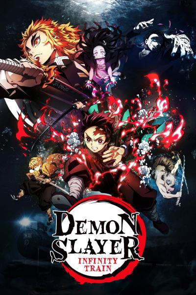 Affiche du film Demon Slayer : Kimetsu no Yaiba - Le film : Le train de l'Infini