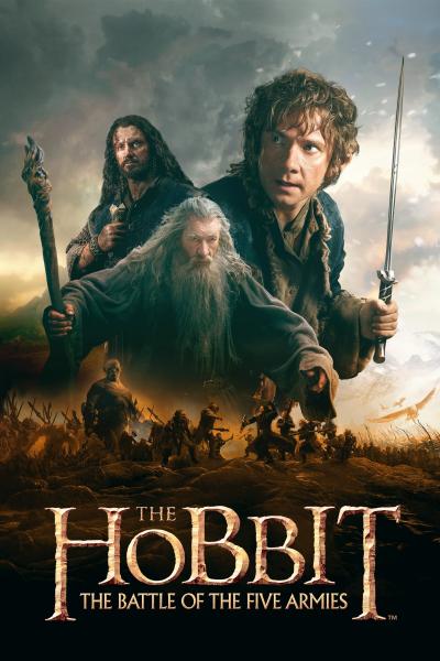 Affiche du film Le Hobbit : La bataille des cinq armées