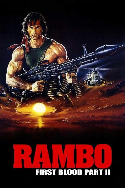Affiche du film Rambo II : La Mission