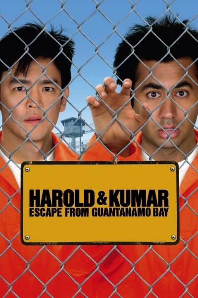 Affiche du film Harold et Kumar s'évadent de Guantanamo