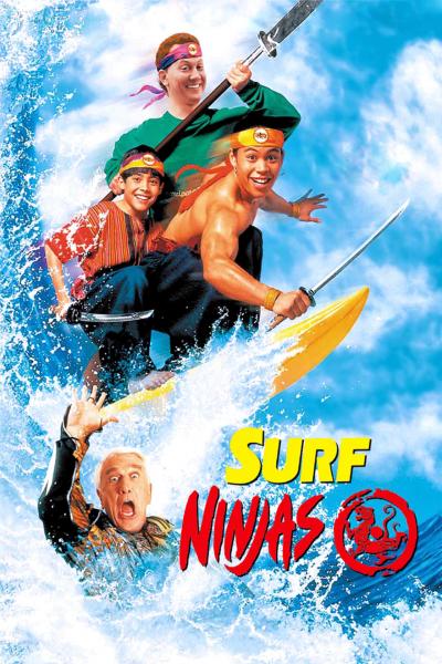 Affiche du film Les Fous du surf ninjas